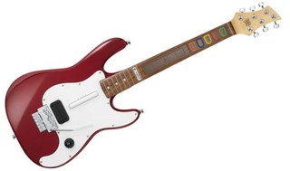 Illustration for article titled Logitech Premiere Edition Guitar Is Such, Such Guitar Hero Overkill